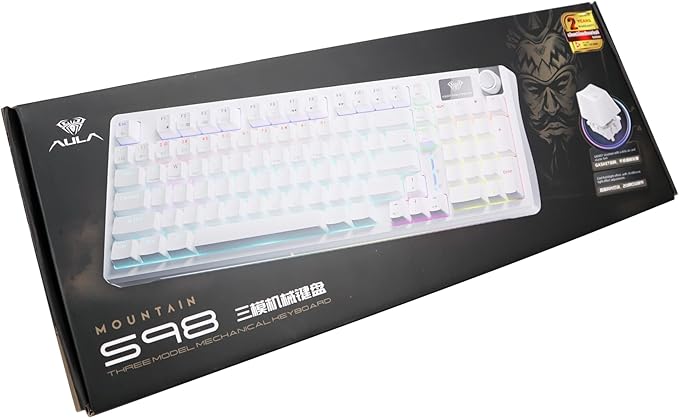 Aula Mechanical Gaming Keyboard with RGB Backlit Wireless