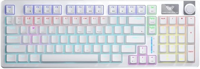 Aula Mechanical Gaming Keyboard with RGB Backlit Wireless