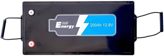 365Energy 200Ah 12.8V Lithium Ion LiFePO4 Battery, 2560Wh Rechargeable Power Source