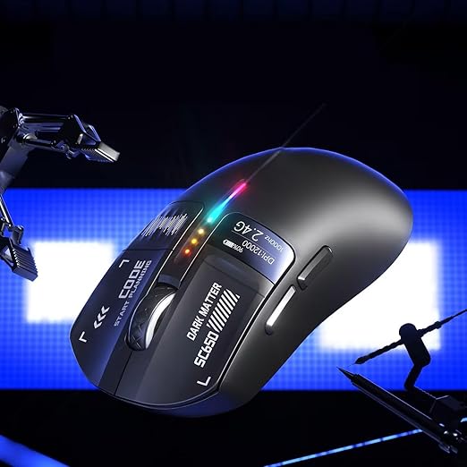 Jite Wireless Tri-Mode Gaming Mouse with RGB Lighting