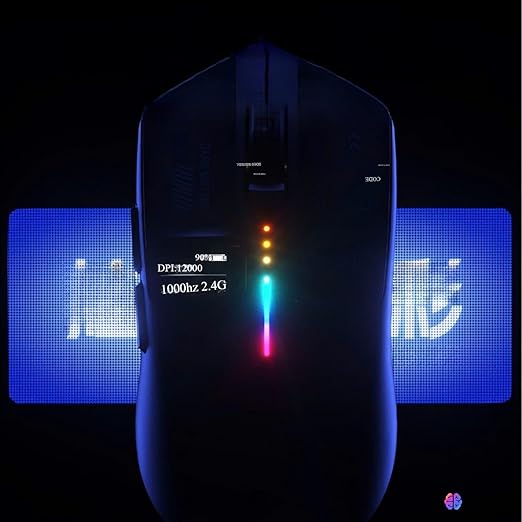 Jite Wireless Tri-Mode Gaming Mouse with RGB Lighting